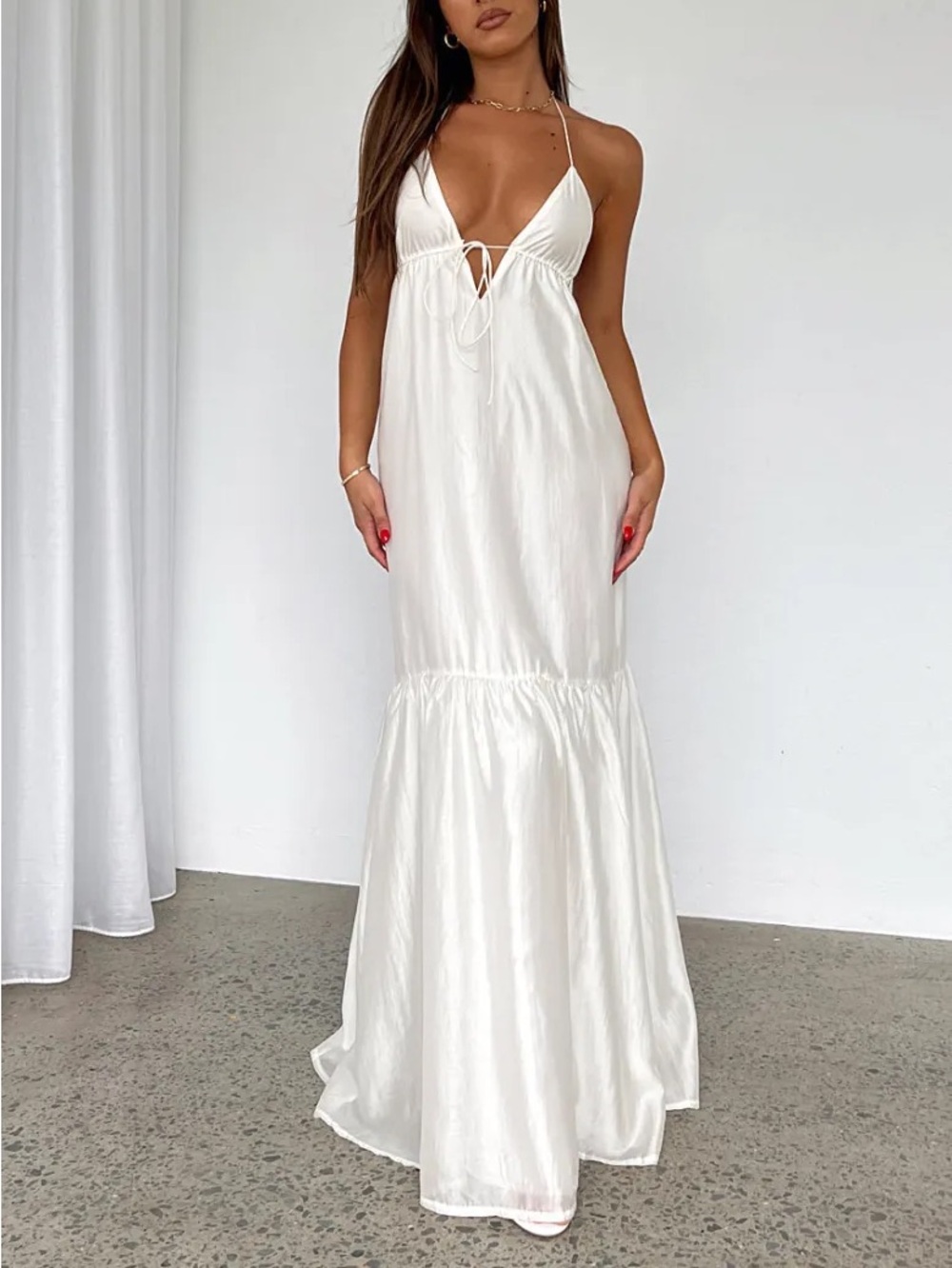 White Fox Boutique White Maxi Dress